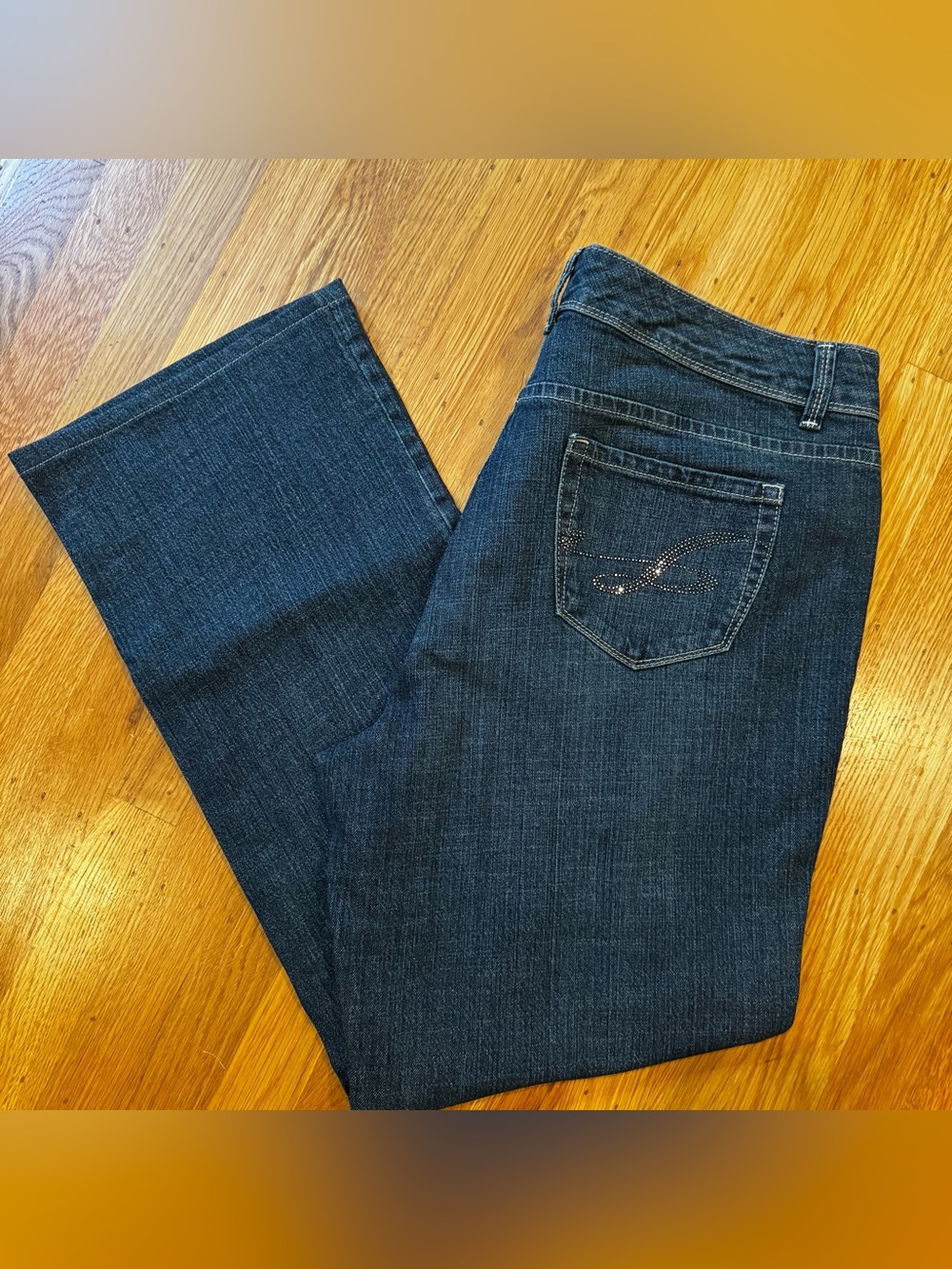 Style & Co. Dark Indigo Boot Cut Jeans, Sz 16